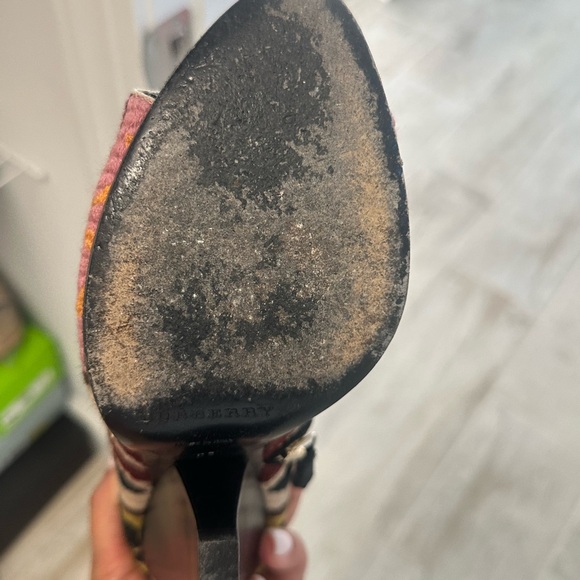 Burberry Multicolor Lace-Up Boots - Picture 6 of 8